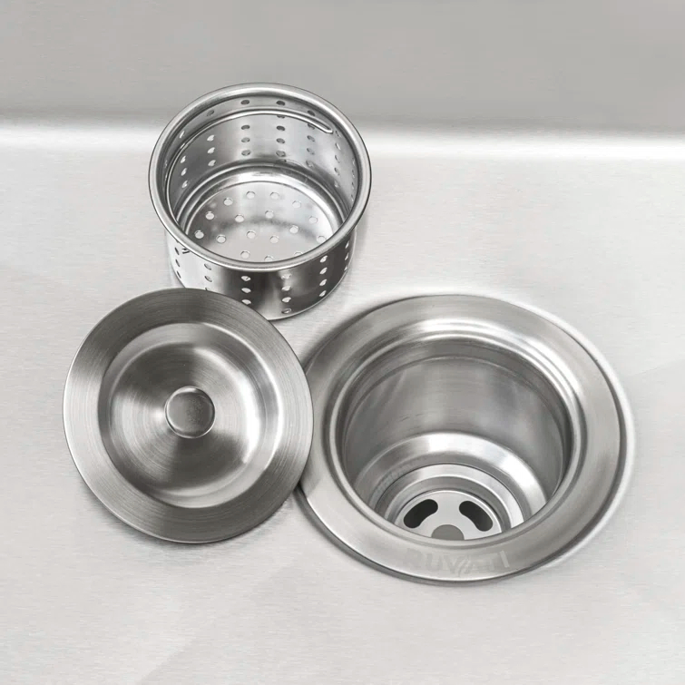 Ruvati 21" x 18" x 12" Deep Laundry Utility Sink Undermount 16 Gauge Stainless Steel
