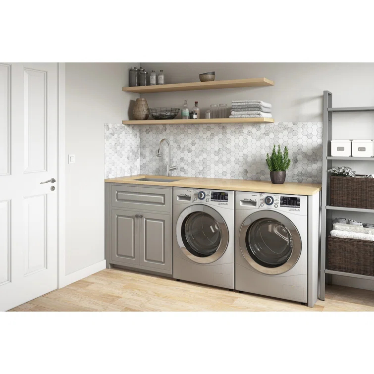 Ruvati 21" x 18" x 12" Deep Laundry Utility Sink Undermount 16 Gauge Stainless Steel