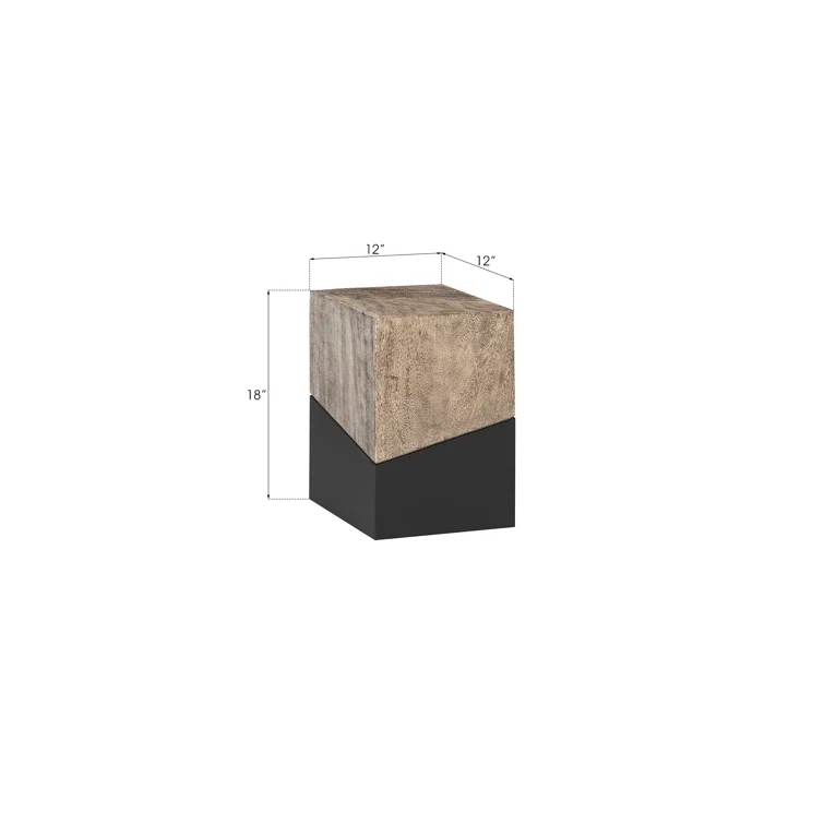 Geometry Solid End Table