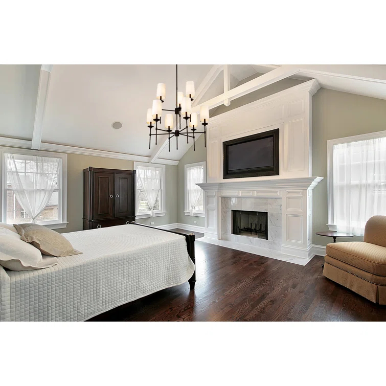 Hayse 9 - Light Dimmable Tiered Chandelier