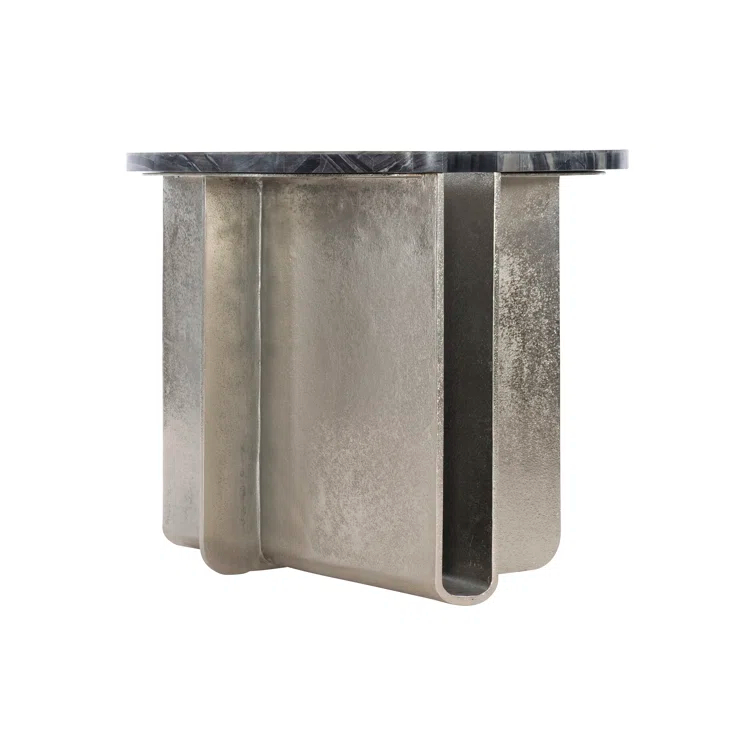 Tegan Marble Top End Table