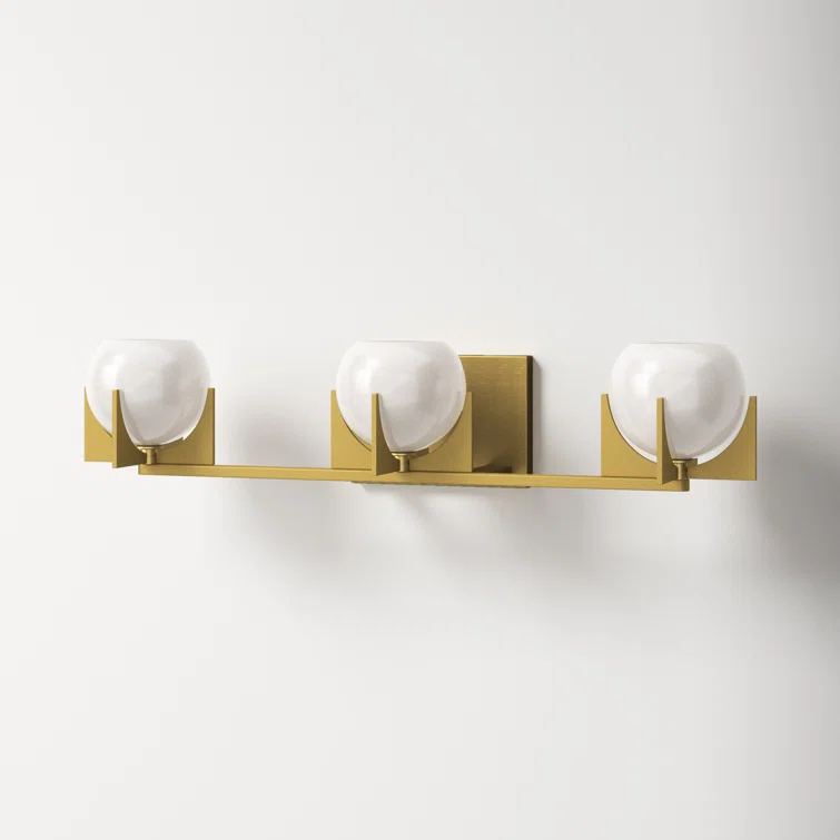 Kristoff 3 Light Frosted Dimmable Vanity Light