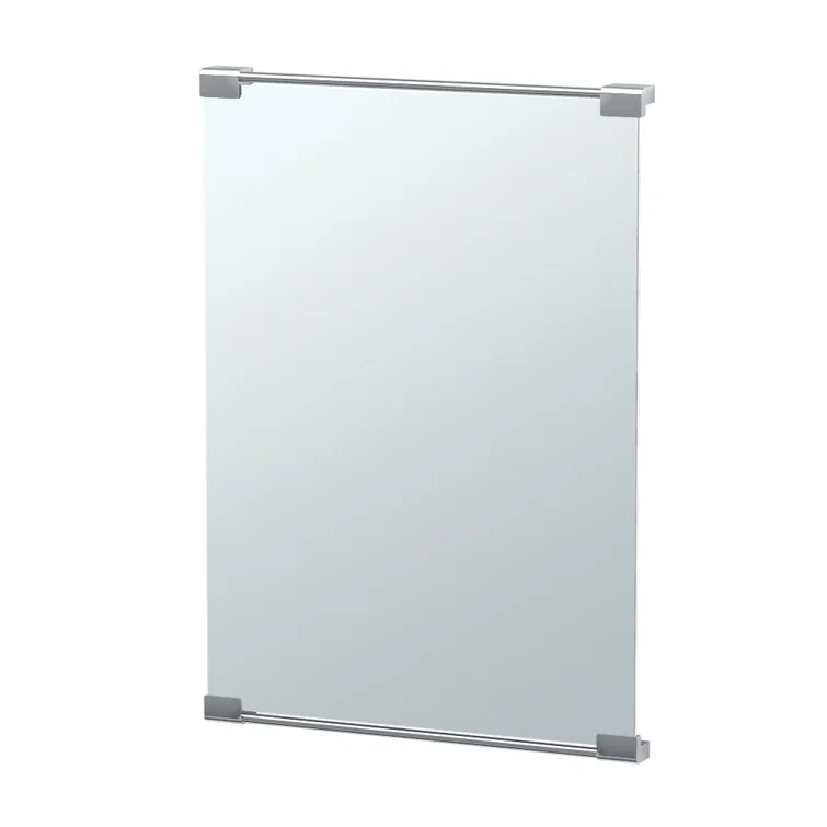 Wall Mount Décor Mirror | Rectangle Bathroom Vanity Mirror, Mount Landscape or Portrait