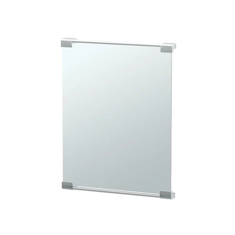 Wall Mount Décor Mirror | Rectangle Bathroom Vanity Mirror, Mount Landscape or Portrait