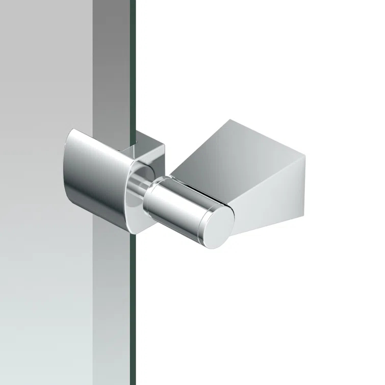 Bleu Modern Frameless Rectangle Bathroom Vanity Wall Mirror | Pivots and Beveled Mirror
