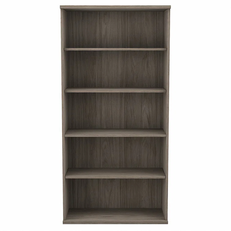 Bush Business Furniture Hybrid Tall 5 Shelf Bookcase