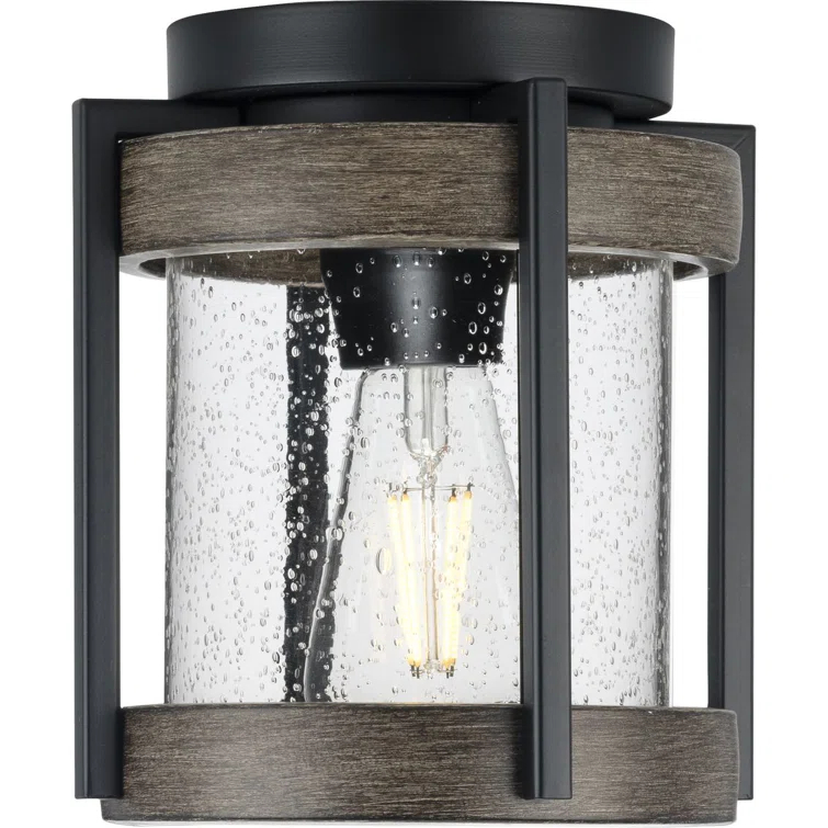 1 - Bulb Outdoor Flush Mount