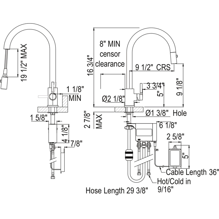 Holborn Pull-Down Touchless Kitchen Faucet