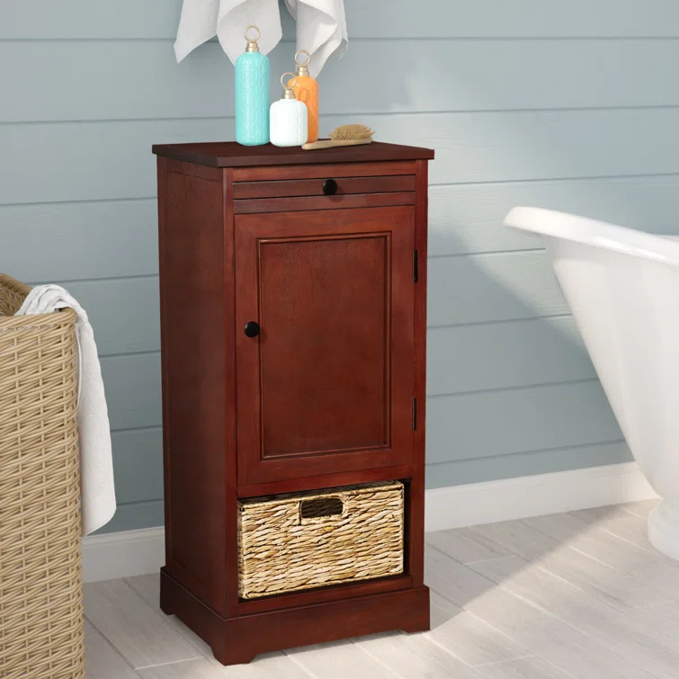 Winston Porter Solid Wood Accent Cabinet