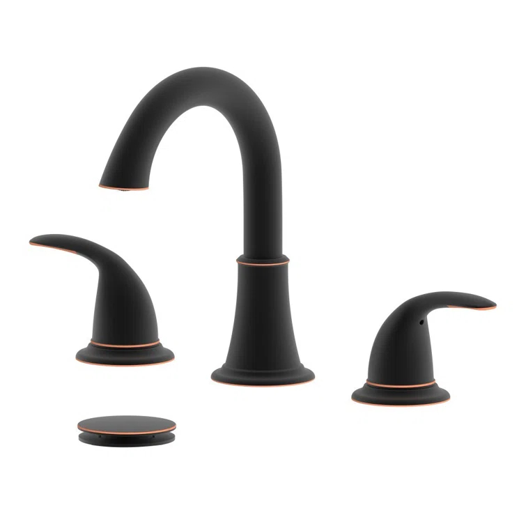 Karmel Widespread 2-handle Bathroom Faucet with Drain Assembly