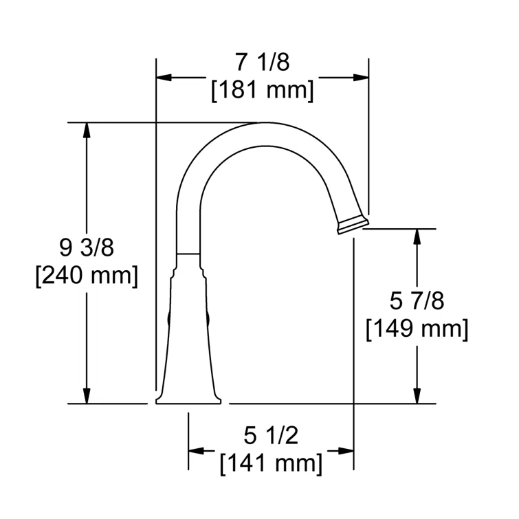Momenti™ Single Hole Bathroom Faucet with Drain Assembly