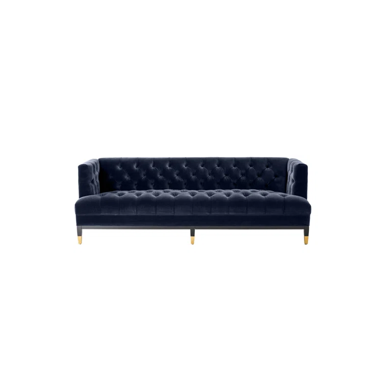 Castelle 91'' Velvet Sofa