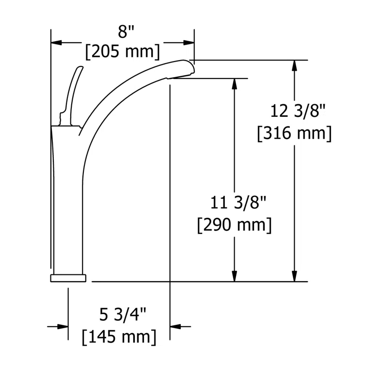 Salomé™ Single Hole Bathroom Faucet