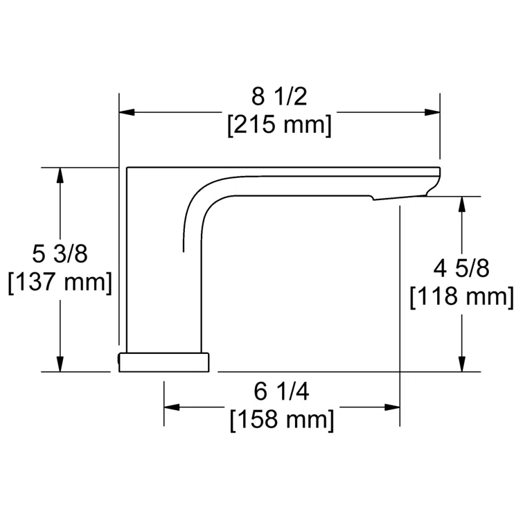 Equinox 3-Hole Pressure Balance Deck Mount Tub Filler Trim