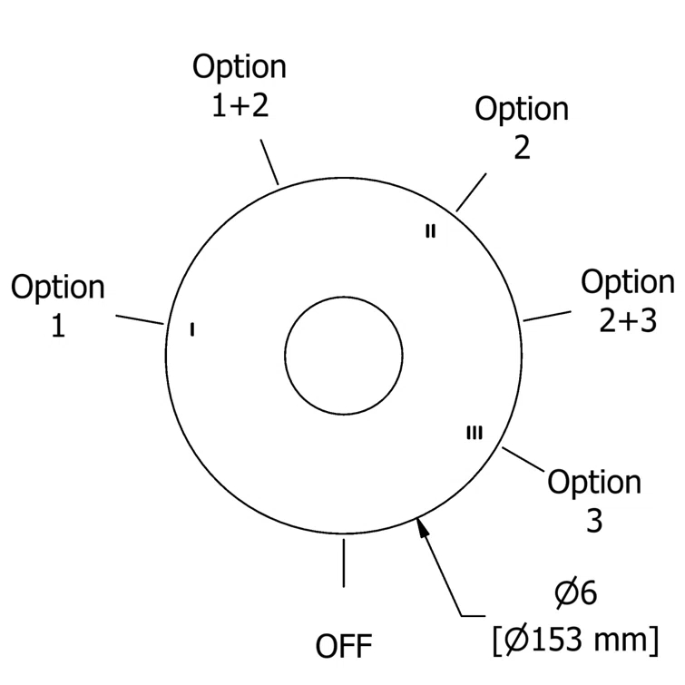 Parabola 1/2" Therm & Pressure Balance Trim With 5 Functions