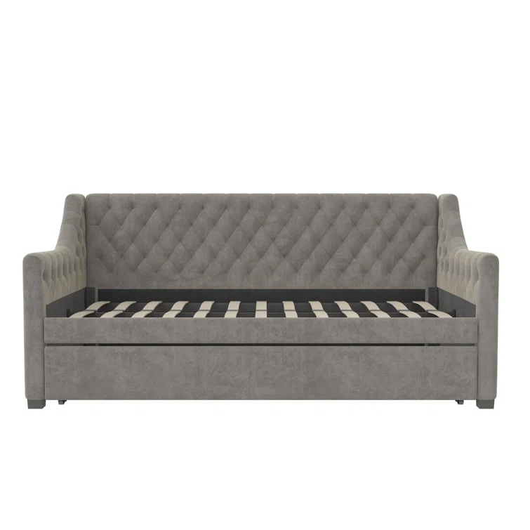 Monarch Hill Ambrosia Upholstered Daybed with Trundle