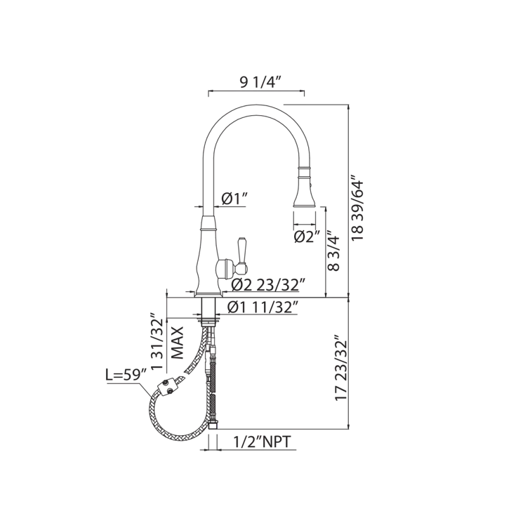 Patrizia Pull-Down Kitchen Faucet