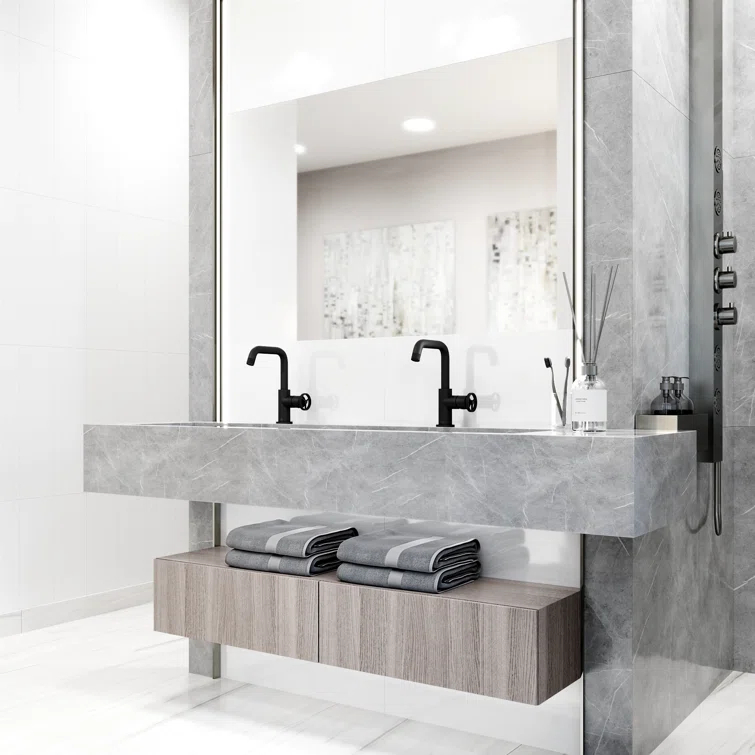 Cass 9" H Single Handle Single Hole Bathroom Faucet