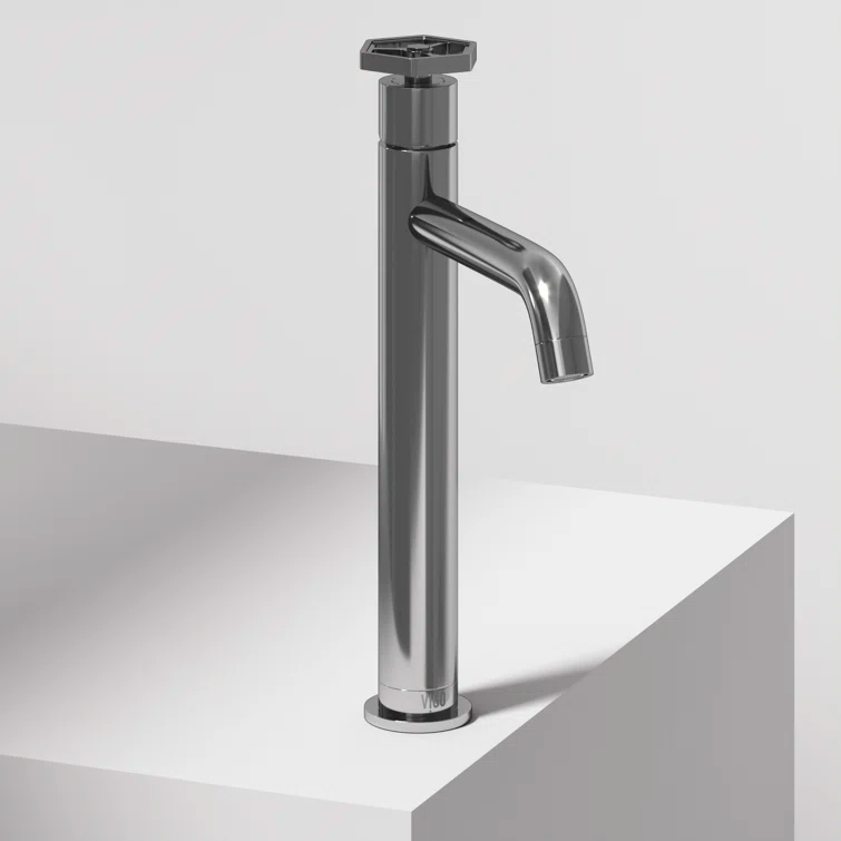 Ruxton 12" H Single Handle Vessel Sink Bathroom Faucet