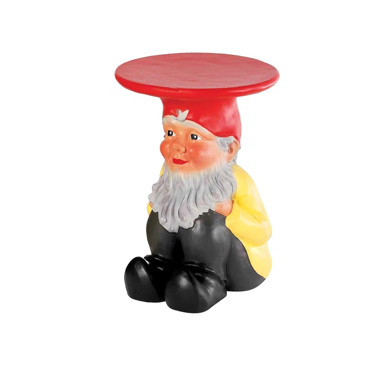 Gnomes Plastic Accent Stool