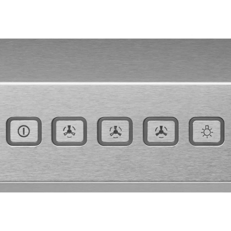Hauslane 30" Stainless Steel Convertible Wall Range Hood with Baffle Filter