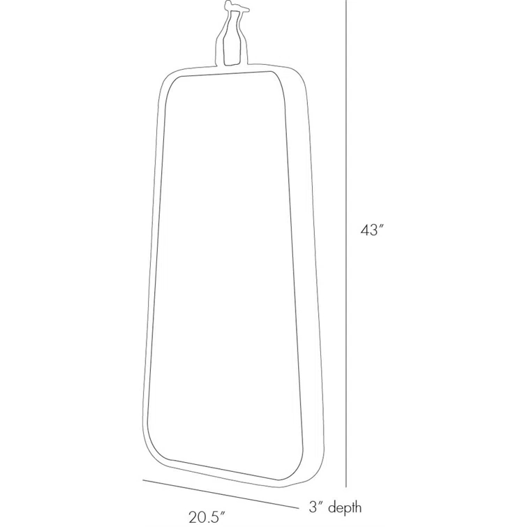 Arteriors Autero Mirror by Barry Dixon - Black