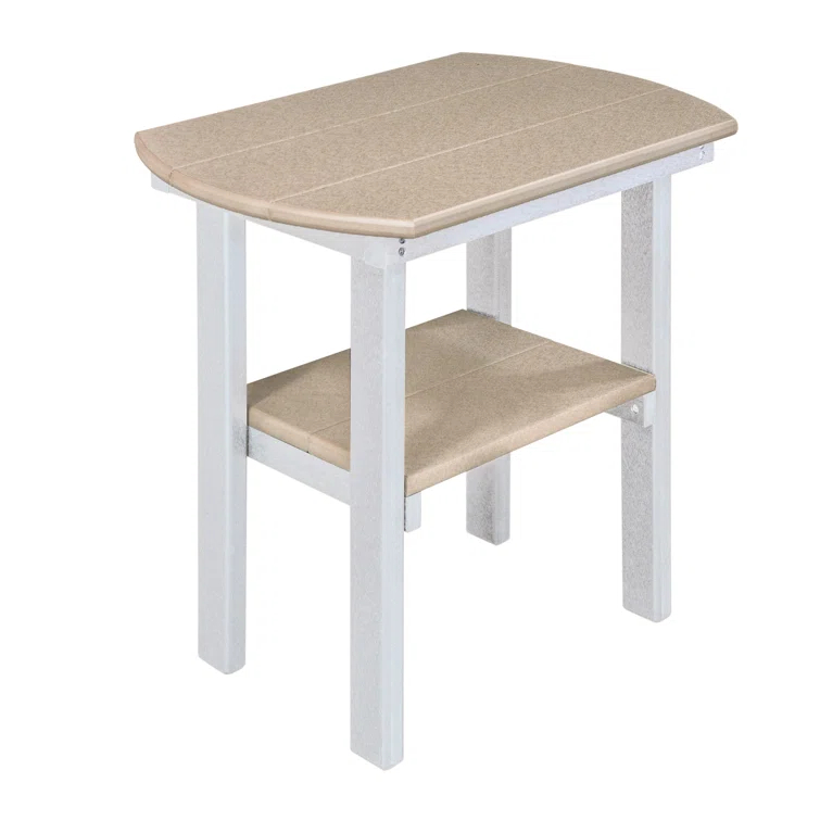 Hubert Oval Outdoor Side Table