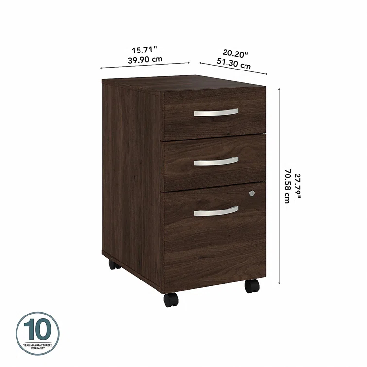 Studio C 16'' Wide 3 -Drawer File Cabinet