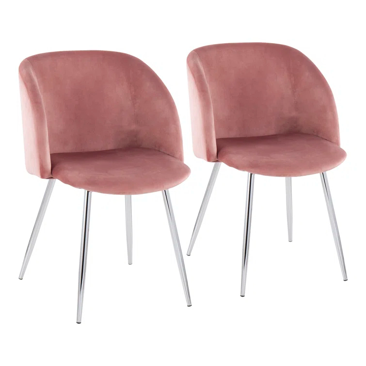 Terrance 18.5'' H Velvet Upholstered Parsons Chair