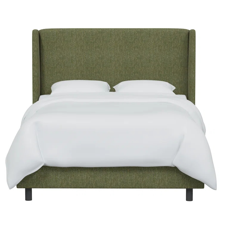 Bellfield Upholstered Wingback Bed