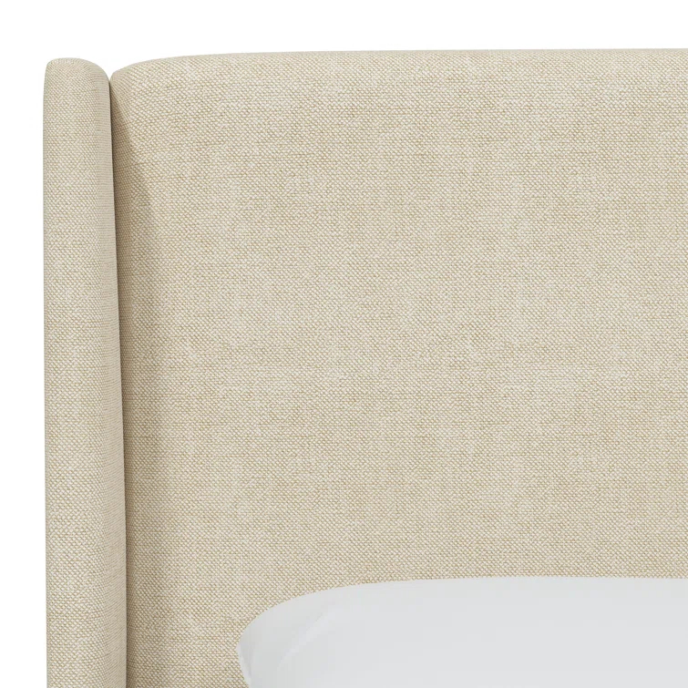 Bellfield Upholstered Wingback Bed