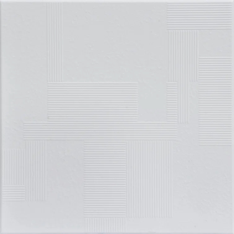 Vectors 1.6 ft. x 1.6 ft. Polystyrene Glue-up Ceiling Tile