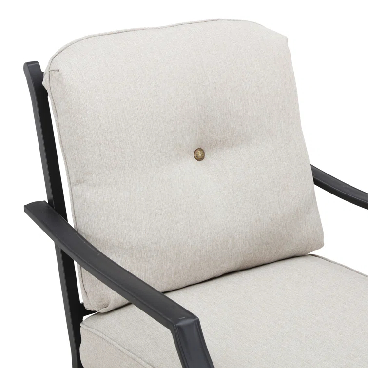 Metal 5 - Person Sofa Seating Group with Cushions