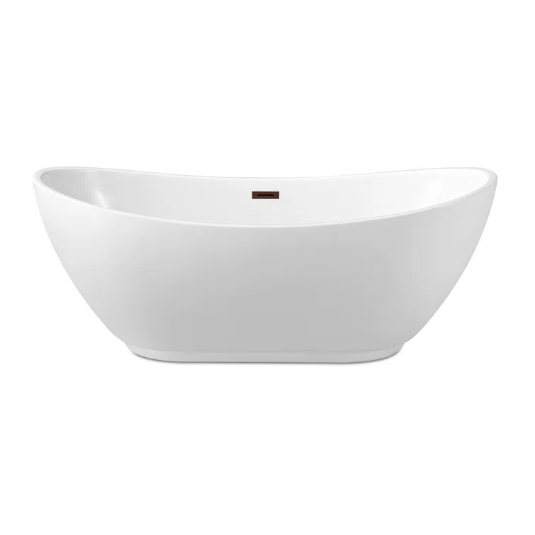 Streamline Bath 1580 mm x 719 mm Freestanding Bathtub N580ORB