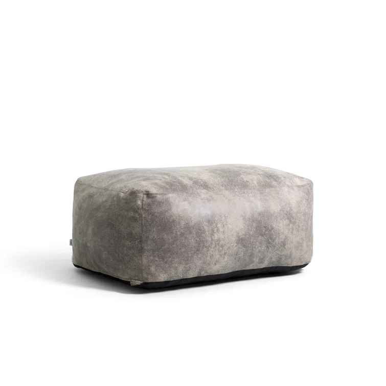 Big Joe Nestle Vegan Leather Loveseat Ottoman
