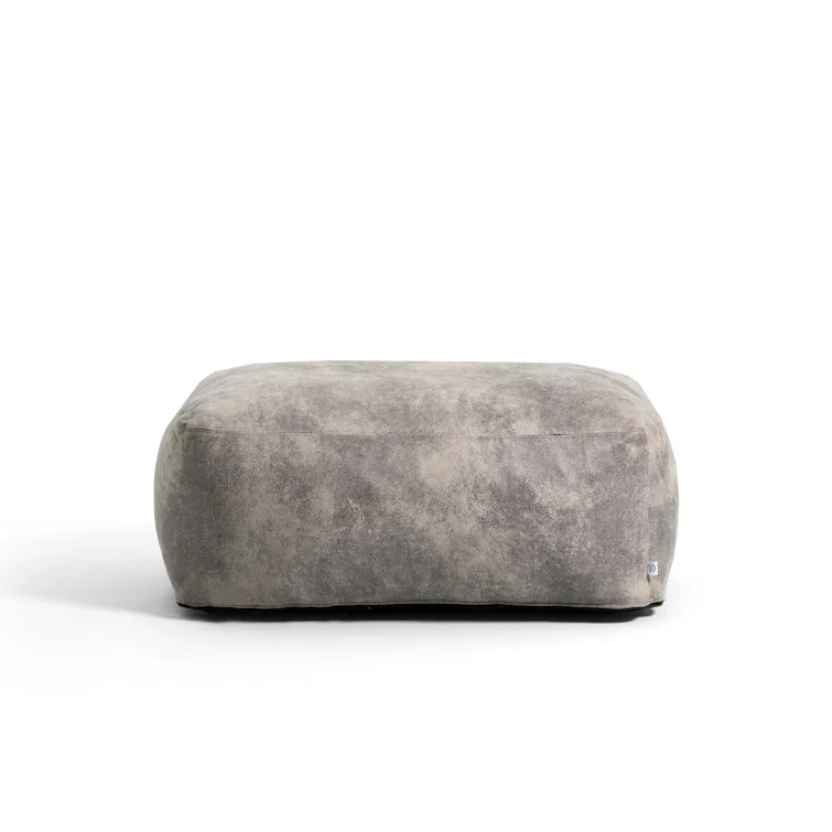 Big Joe Nestle Vegan Leather Loveseat Ottoman