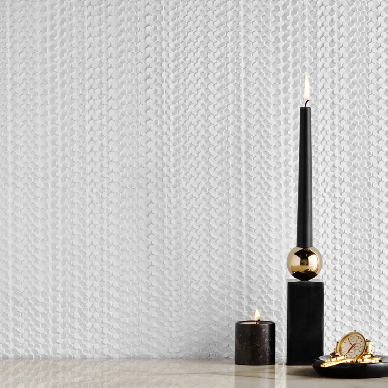 Blaze Echo 1.25" x 0.12" Plastic Grid Wall Tile