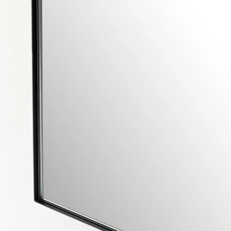 Georgina Rectangular Gold Iron 21"x32" Wall Mirror