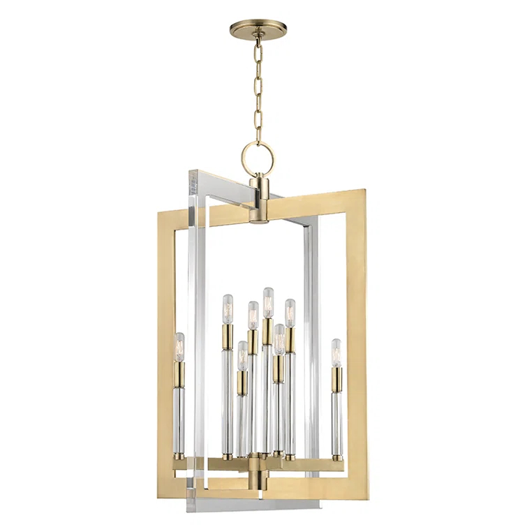 Wellington 8 - Light Dimmable Geometric Chandelier