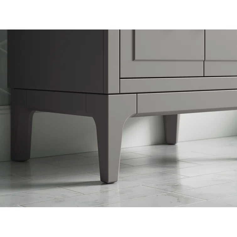 Seer 24" Freestanding Single Bathroom Vanity Cabinet with Sink and Quartz Top