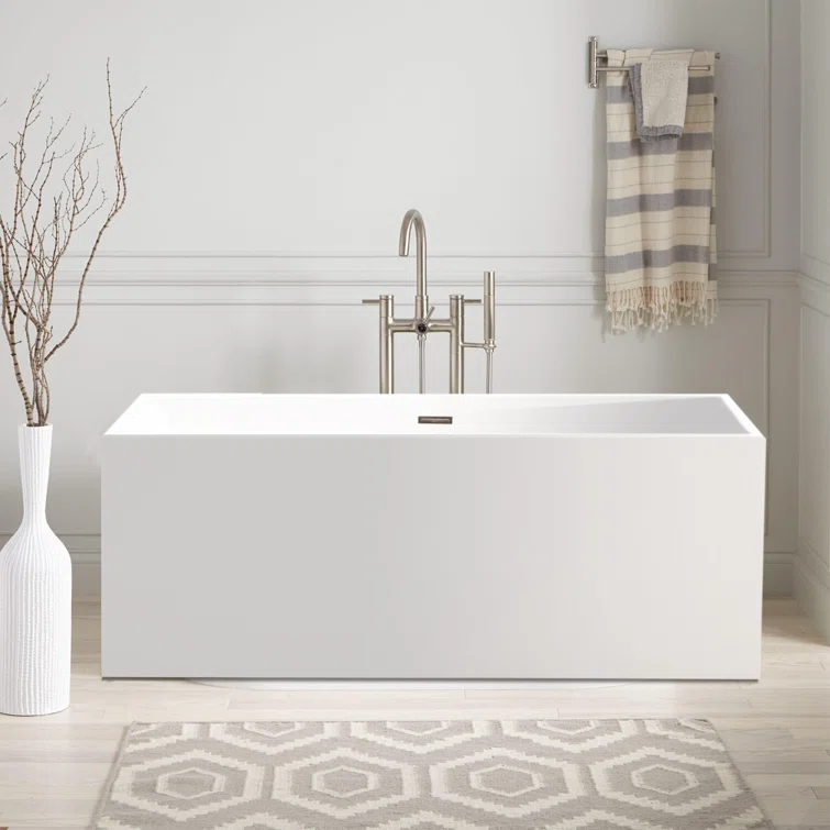 Chloe Freestanding Soaking Acrylic Bathtub