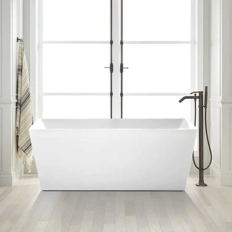 Chloe Freestanding Soaking Acrylic Bathtub