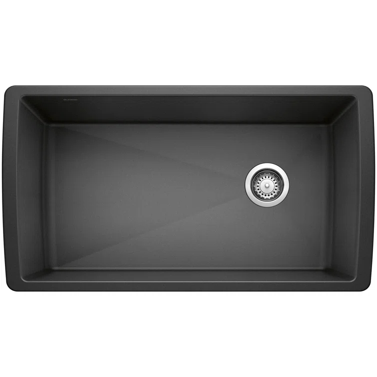 Diamond SILGRANIT 33.5" L x 18.5" W Super Single Undermount Kitchen Sink