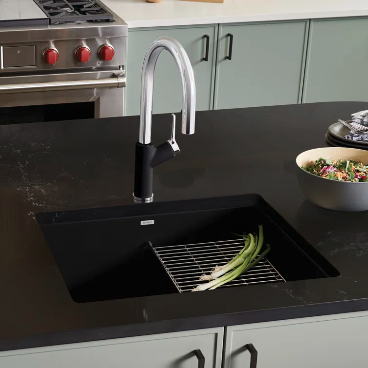 Precis SILGRANIT 24" L x 17.75" W Undermount Kitchen Sink