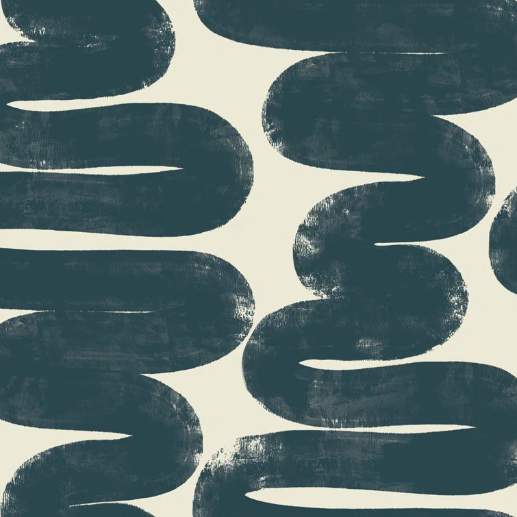 Wiggle Room Peel and Stick Wallpaper By Bobby Berk