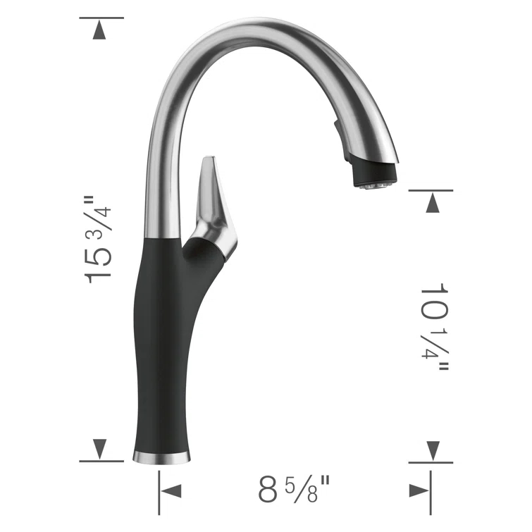 Artona Pull Down Dual Spray Kitchen Faucet