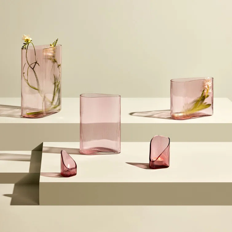 Mist Handmade Lead Free Crystal Table Vase