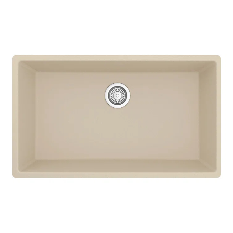 Karran Quartz 32-1/4'' X 19-1/4'' Large Single Bowl Undermount Kitchen Sink