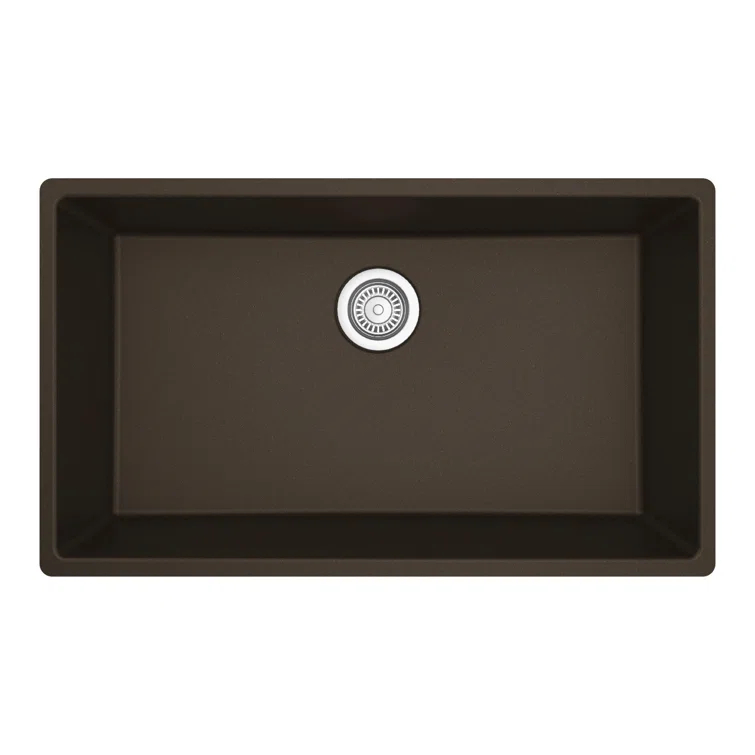 Karran Quartz 32-1/4'' X 19-1/4'' Large Single Bowl Undermount Kitchen Sink