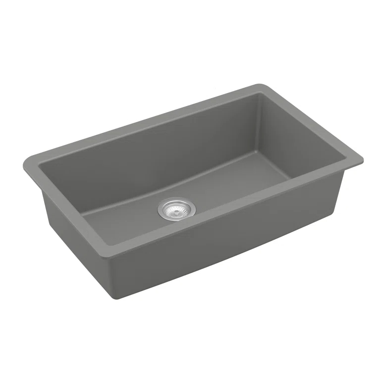 Karran Quartz 32-1/4'' X 19-1/4'' Large Single Bowl Undermount Kitchen Sink
